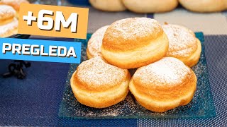 Krofne recept  Donut  Krapfen [upl. by Zilber967]