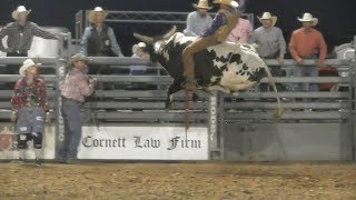 Bull Riding  2018 Will Rogers Range Riders Rodeo  Saturday [upl. by Amity]