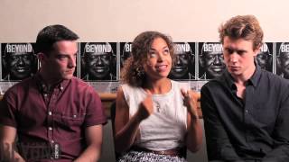 Antonia Thomas Kevin Guthrie amp George MacKay talk quotSunshine on Leithquot at Tiff 13 [upl. by Nyladgam]