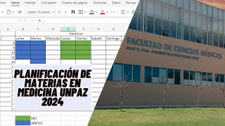 Organizando mi Cuatrimestre Planificación de Materias en Medicina unpaz 2024 [upl. by Kristal327]