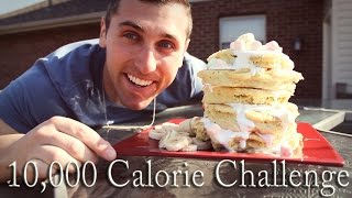 10000 Calorie Food Challenge  The quotRocks Legendary Cheat Dayquot Variation [upl. by Pickens]