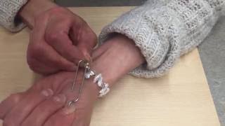 Using A Paperclip To Attach A Bracelet [upl. by Nyladnar392]