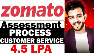 Zomato Process Assessment Registration Fresher applicable 445 LPA Group Discussionamp Assessment [upl. by Euqinahc421]