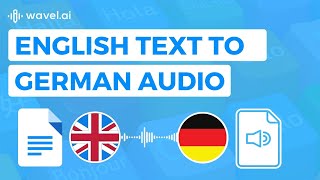 How to Translate English To German Audio  YouTube [upl. by Hulda747]