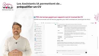 Assistant IA préqualification de CV exemple refus [upl. by Orv]