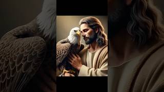 Jesus And The Cute Eagle edit jesuschrist fe shorts [upl. by Annorah]