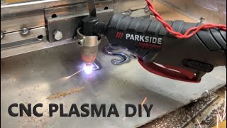 Hooked up Lidl´s Parkside PPSK 40 A2 Plasma Cutter to my homemade CNC Router [upl. by Mellicent]