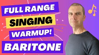 Full Range Singing Warm Up  Baritone [upl. by Normie]