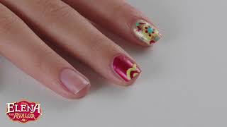 Elena van Avalor  Nail Art  Disney Channel BE [upl. by Saddler]