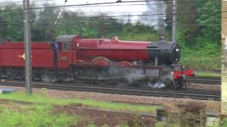 Hall Class 5972 leaves York2014 [upl. by Hoover]