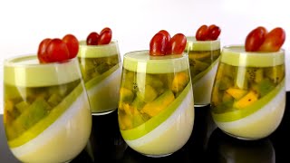 BEAUTIFUL FRUIT JELLY CHEESE CAKE RECIPE [upl. by Hawker358]