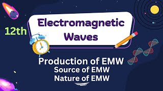 Understanding Electromagnetic Waves Production Sources and Nature  Class 12 Physics [upl. by Orsa]