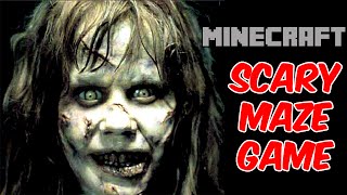 Minecraft Scary Maze Game  WheresMyGaming [upl. by Judenberg]