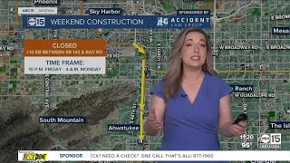 Multiple Valley freeways closed for construction this weekend [upl. by Bainbrudge]