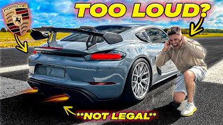 TOO LOUD Straight Piping The Porsche GT4 RS [upl. by Maighdiln]