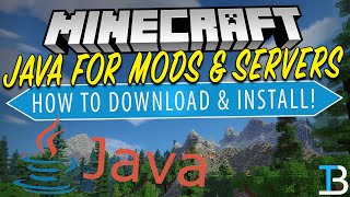 How To Download amp Install Java for Minecraft Get Java for Minecraft Mods amp Servers [upl. by Evangeline275]