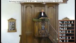 Hervormd Capelle – Avonddienst 13 oktober 2024 – Ds DA Burggraaf [upl. by Nylorahs]