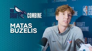 2024 Draft Combine  Matas Buzelis [upl. by Atselec]