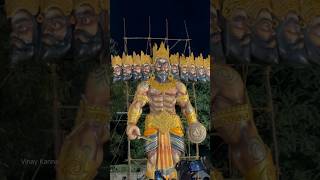 Hyderabad Biggest Ravan Dahan 2024 VinayKanna ravan ravanadahan [upl. by Attalanta]