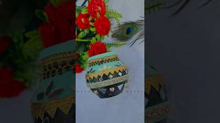 Krishna Janmashtami Matki Decoration Ideas I DIY Pot Decoration janmashtami pot decor diy new [upl. by Missak663]