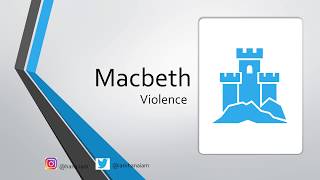 Macbeth amp Violence  Different Types of Violence and Quotes  Hanaiam [upl. by Lihkin256]