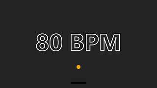 80 BPM Metronome [upl. by Nosnaj]