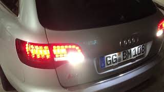 Audi a6 4f LED blitzen flackern blinken Problem Fehler Rückfahrlicht Hilfe [upl. by Ayikahs]