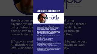 aapb Neurofeedback Efficacy Association for Applied Psychophysiology and Biofeedback [upl. by Nitsoj]