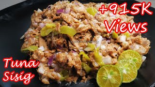 HOW TO COOK THE EASIEST TUNA SISIG RECIPE [upl. by Ahsiei]