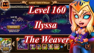 hero wars  Defeating Level 160 Ilyssa the Weaver with Artemis team [upl. by Avrom]