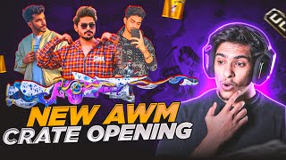 😱LUCKIEST EVER NEW ULTIMATE SET amp NEW SERPANT AWM CRATE OPENING IN BGMI [upl. by Ranson]