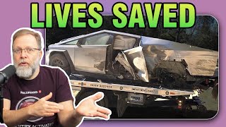 Cybertruck Saves Lives  Tesla Time News 411 [upl. by Nynnahs]