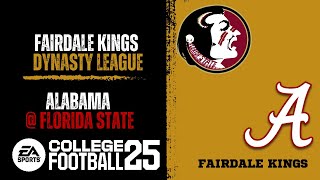 FAIRDALE KINGS 4 ALABAMA at 3 FLORIDA STATE [upl. by Atenahs]