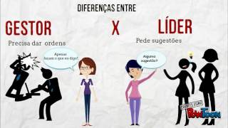 diferenças entre gestor e líder [upl. by Eblehs]