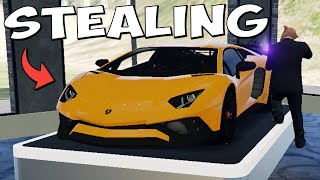 Stealing Cars from Lamborghini Dealership sa GTA 5 [upl. by Lenny]