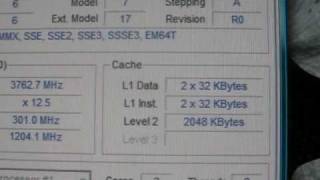 Overclocked intel pentium dual core E5200  37 gig [upl. by Hermes680]