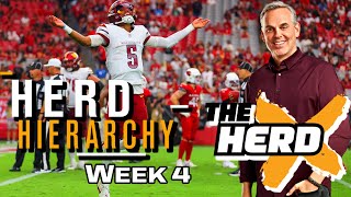 Washington Commanders Make First Ever Appearance in Colin Cowherds Week 4 Herd Hierarchy Rankings [upl. by Corinne]