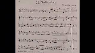 28 Gallivanting piano accompaniment at rehearsal speed [upl. by Curcio]