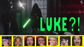 Reactions to Luke Skywalker arriving in The Mandolorian Season 2 Episode 16 [upl. by Elmo]