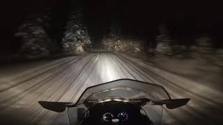 SkiDoo Expedition Sport Gen 4 Night Ride 4K Video [upl. by Lareine]