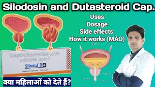 Silodosin 8 mg and dutateride 05 mg  silodal 8 mg tablet uses in hindi [upl. by Artemahs]