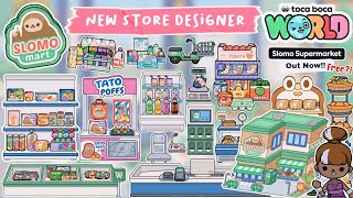 Toca Life World  200 NEW FURNITURE IN SLOMO SUPERMARKET OUT NOW  TOCA BOCA UPDATE [upl. by Festus522]