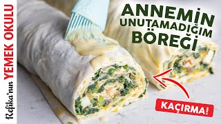 Annemin İş Çıkışı Yaptığı Şipşak Böreği  Yufkadan Ispanaklı Börek Tarifi Nasıl Yapılır [upl. by Nonnek598]