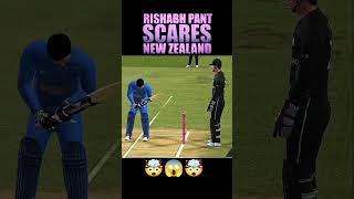 😎Rishabh Pant SCARES New Zealand🤯😱 in Real Cricket 24  Ind vs Nz In rc24 shorts rc24 rishabhpant [upl. by Shaver]