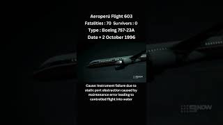 Aeroperú Flight 603 planecrash rip animation aviation shorts [upl. by Shelley]