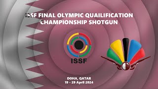 Trap Women Final  Doha QAT  ISSF Olympic Qualification Championship 2024 [upl. by Salamanca]