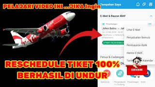 PANDUAN CARA RESCHEDULE TIKET PENERBANGAN DARI TRAVELOKA airasia traveloka [upl. by Puett]