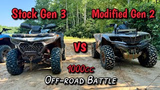 2024 Gen 3 CFMOTO CFORCE 1000 vs Modified CFORCE 1000 Overland [upl. by Rebeka]