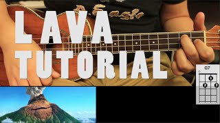 Lava Pixar  UKULELE Tutorial Acordes  Fácil [upl. by Pitts]