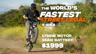 Introducing Bandit XTrail Pro  The Worlds Fastest Street Legal eBike [upl. by Russia]